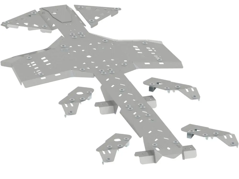 Pohjapanssari (alumiini)CanAm G2 Outlander 6x6(2017-2018) - Image 3