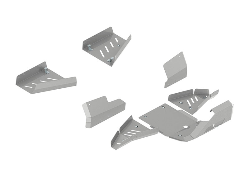 Skid plate set (alumiini)Yamaha Wolverine 7002017 - Image 4