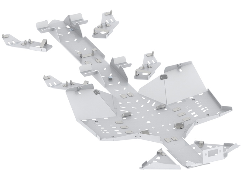 CanAm G2 Outlander 6x6 MAX - Pohjapanssari aluminium(2017-2018) - Image 2