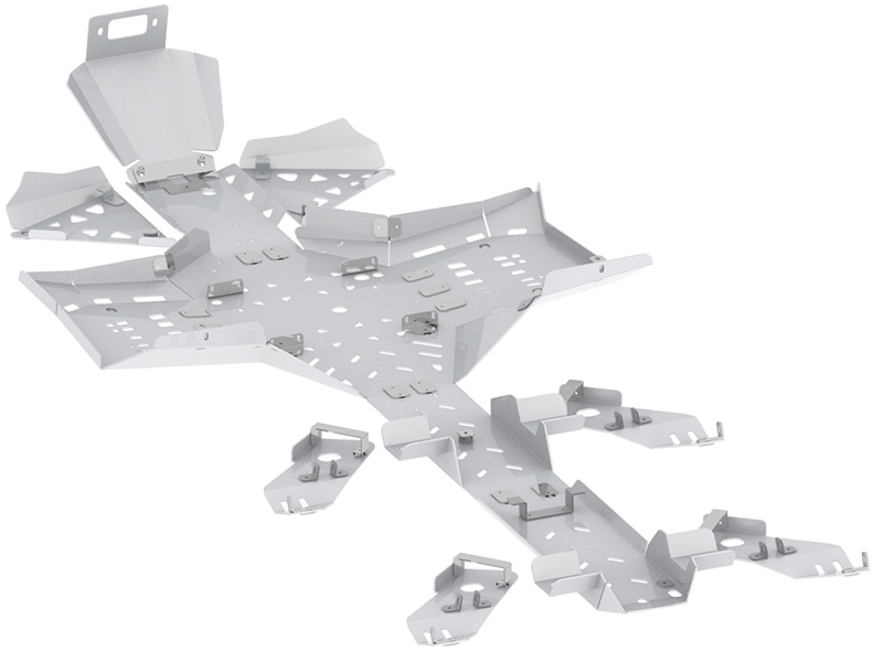 CanAm G2 Outlander 6x6 MAX - Pohjapanssari aluminium(2017-2018) - Image 4