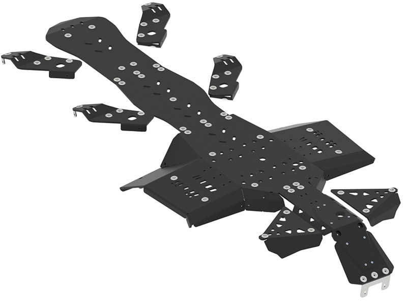 CanAm G2 Outlander 6x6 MAX- Pohjapanssari plastic(2017-2018) - Image 4