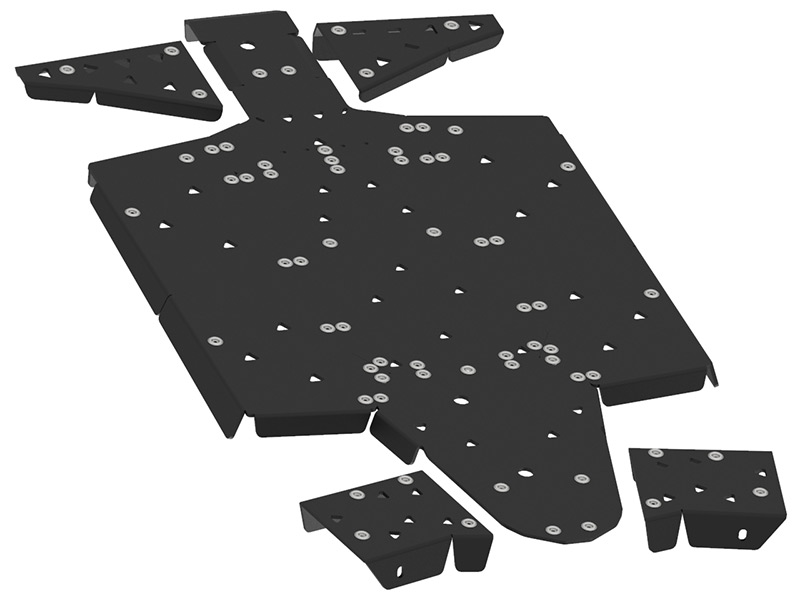 Pohjapanssari Polaris RZR 900 S / RZR 1000 S