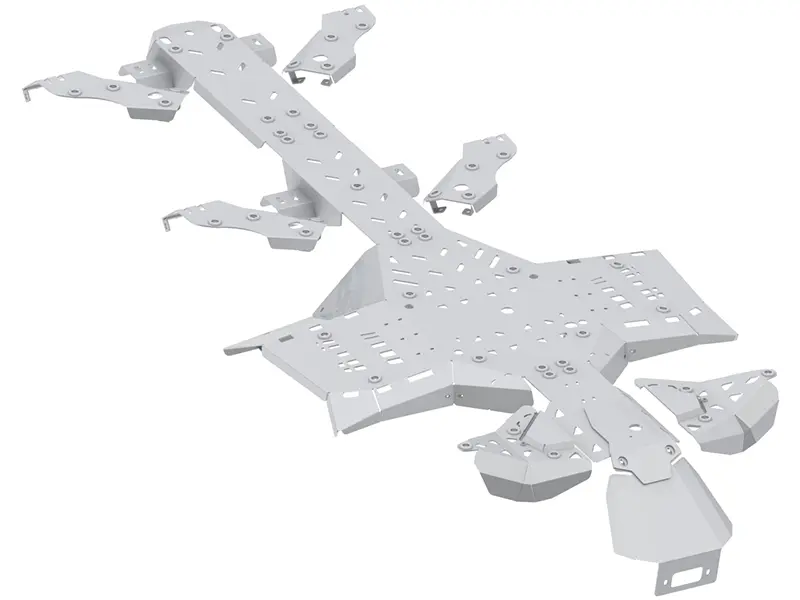 CanAm G2 Outlander 6x6 MAX - Pohjapanssari aluminium(2019+) - Image 2