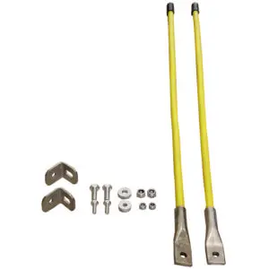 Merkkiantennit lumiauraan