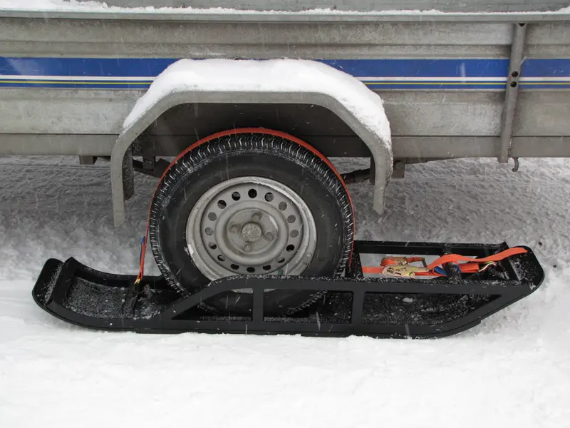 Trailer skis( 1 axle trailer )