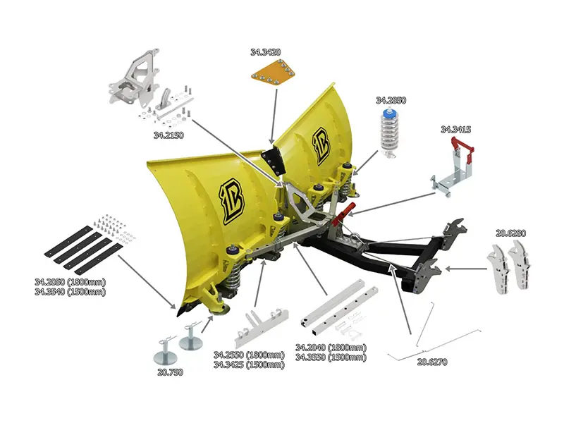 Blade holder ( V-Plow G2 1500 )