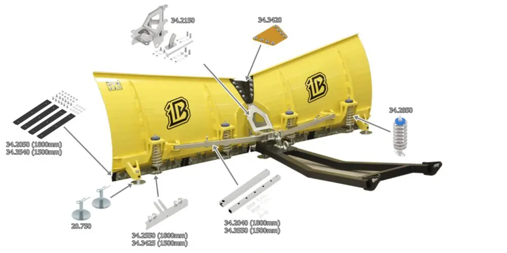 Blade holder ( V-Plow G2 1500 ) - Image 2