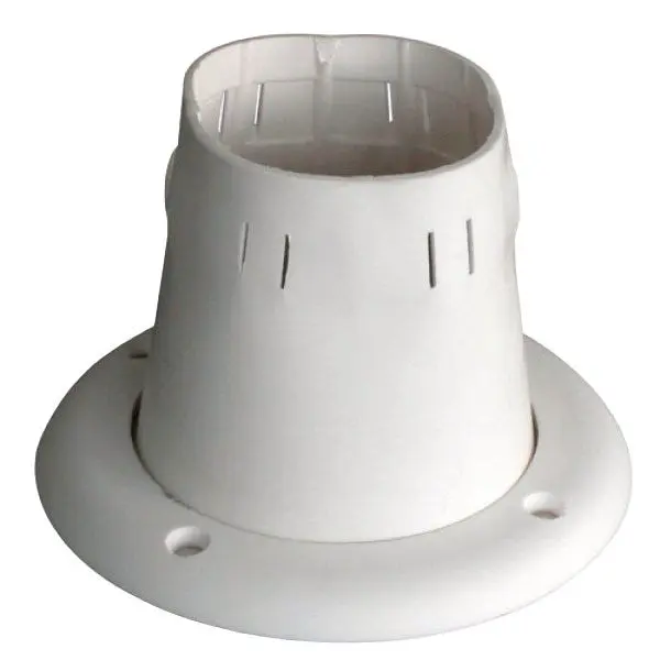 Kaapeliläpivienti kiristysnauhalla, valkoinen