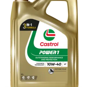 Castrol Power 1 4T 10W-40 4 L moottoripyörän moottoriöljy
