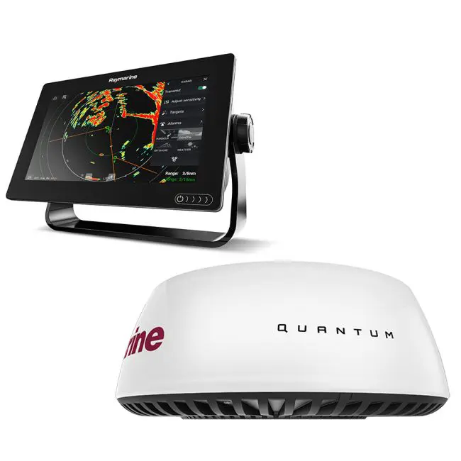 Raymarine Axiom 9 + tutka Quantum Q24C