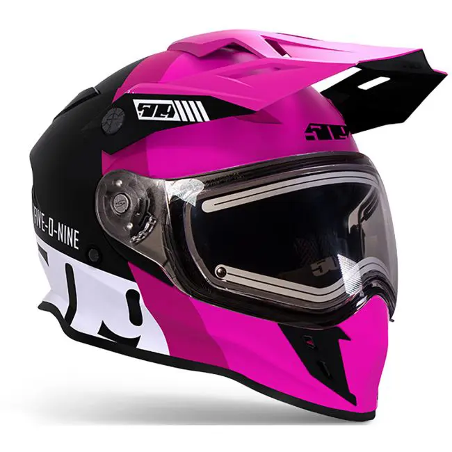 509 Delta R3 2.0 kelkkakypärä Pink, lämmitettävällä visiirillä