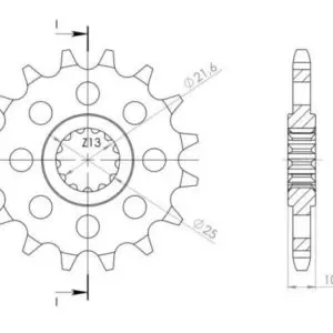 JT- Etuhammasratas F1586-17