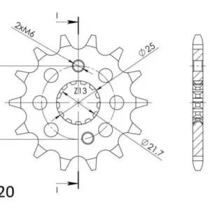 JT- Etuhammasratas F436-13