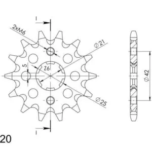 JT- Etuhammasratas F569-14