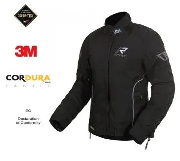 Rukka Hermia naisten moottoripyörätakki, musta - Image 3