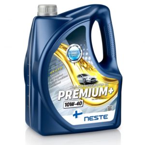 Neste Premium+ 10W-40 osasynteettinen moottoriöljy 4 litraa