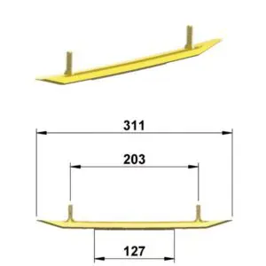 Totaltek AC-12U Utility ohjainraudat Arctic Cat