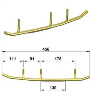 Totaltek LY-08R Racing ohjainraudat Lynx / SLP