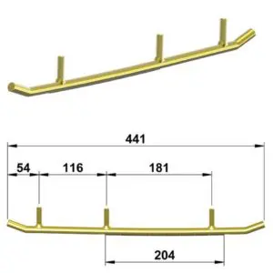 Totaltek PO-14R Racing ohjainraudat Polaris