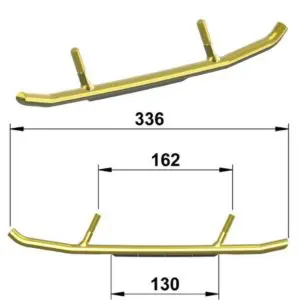 Totaltek SK-11N Sprint ohjainraudat Ski-Doo / Lynx