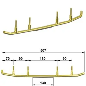Totaltek YA-13N Sprint ohjainraudat Yamaha