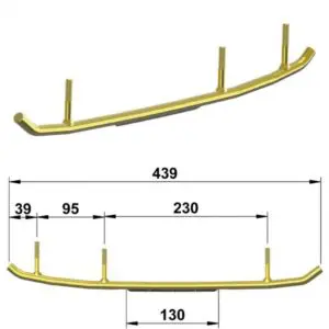 Totaltek YA-19N Sprint ohjainraudat Yamaha