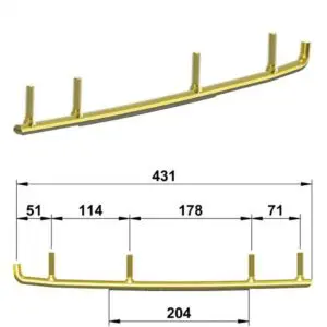 Totaltek AC-11R Racing ohjainraudat Arctic Cat