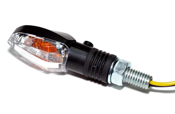 Mopon vilkut Mini Arrow musta E-hyv.