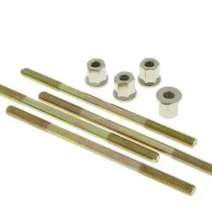 Naraku Sylinterin pinnapulttisarja M6 x 110 mm, Piaggio- / Peugeot-skootterit