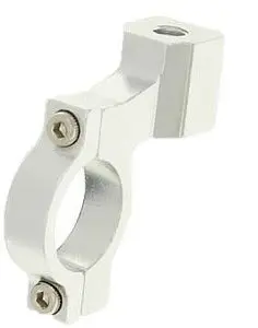 Peilin yleiskiinnike, Hopea, Ø 22mm tanko, M8 peili