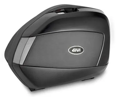 Givi V35 Tech monokey 35lt laukkupari musta sivupaneeli kirkkaat heijastimet