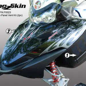 Ilmastointikalvo Frogskinz 2005-11 Polaris IQ Side Panel Vent Kit