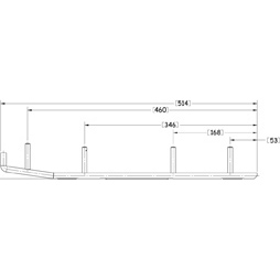 Sno-X Ripper Four Ohjausrauta pari 4″ Kovametalli