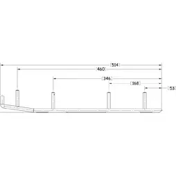 Sno-X Ripper Four Ohjausrauta pari 4" Kovametalli