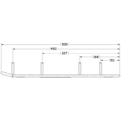 Sno-X Ripper Four Ohjausrauta pari Yamaha vm.98-99 4″ Kovametalli