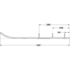 Sno-X Defender Ohjausrauta pari Arctic Cat vm. 91-00