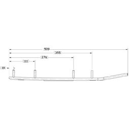 Sno-X Ripper Four Ohjausrauta pari Yamaha vm. 92-97 4″ Kovametalli
