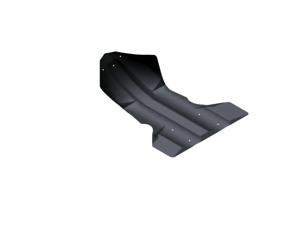Skinz Pohjapanssari Musta 2011-15 Polaris Pro Ride Chassis RMK / Assault (Fits a