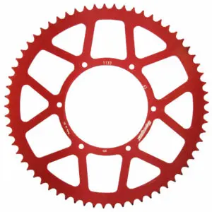 Supersprox Takaratas, Punainen, 62 hammasta (420), Ø108mm, Aprilia 14-, Derbi 10