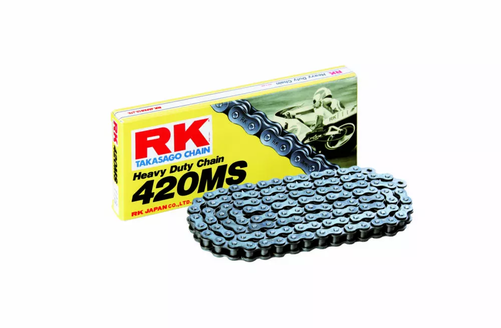RK 420MS Vahvistettu ketju +CL (Jousil.)
