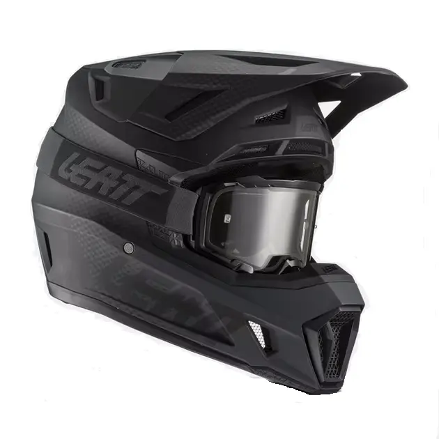 Leatt crossikypärä Moto 7.5 V22, musta + ajolasit Velocity 4.5