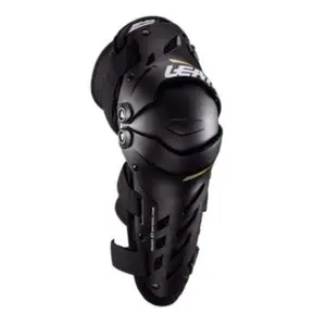 Leatt polvisuojapari musta, kovamuovinen