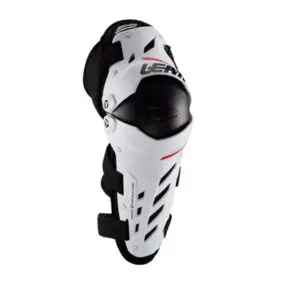 Leatt polvisuojapari valkoinen, kovamuovinen