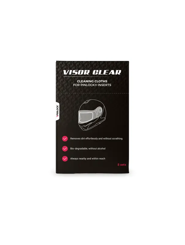Visiirin puhdistuspyyhkeet 8 kpl/pkt