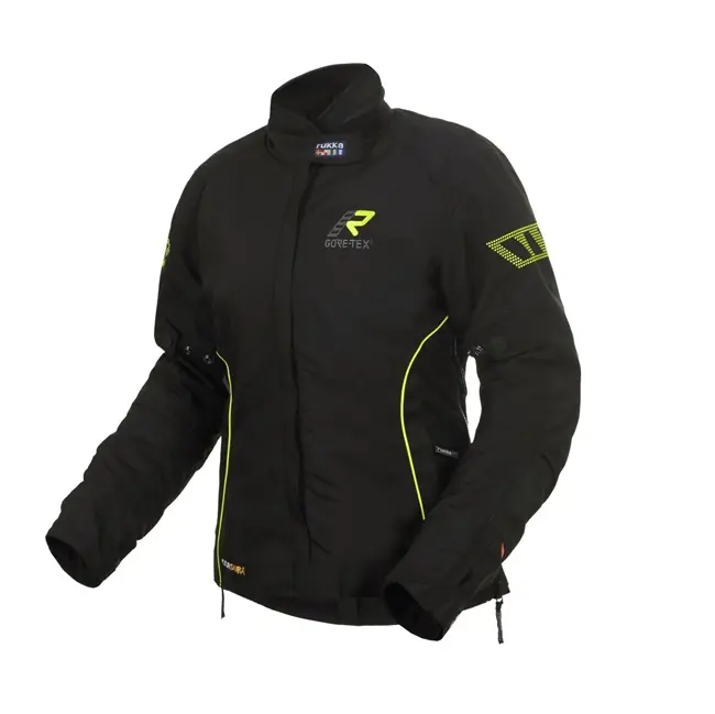 Rukka naisten moottoripyörätakki Hermia, keltainen