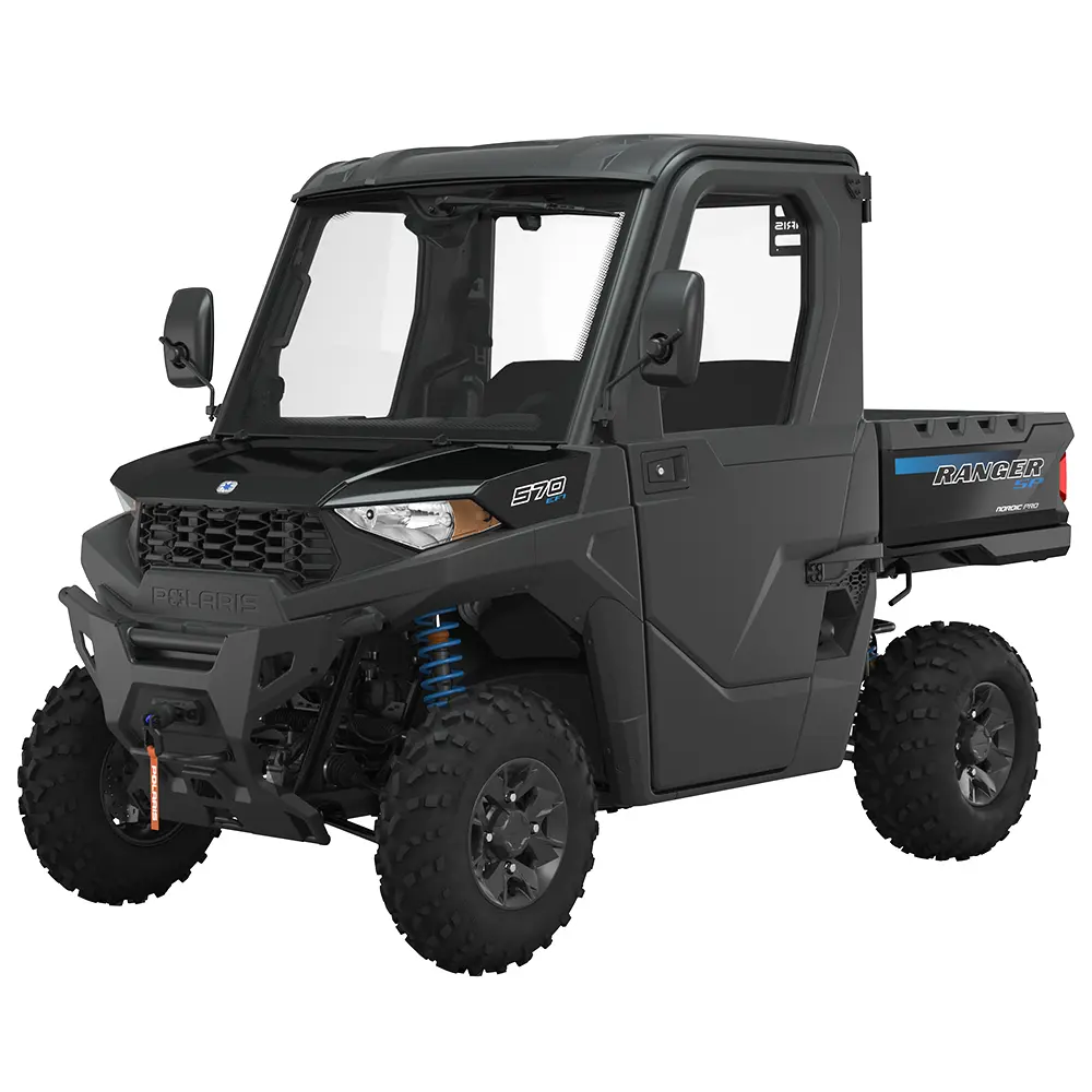 Polaris Ranger 570 EPS Nordic Pro 4x4 T1b musta traktorimönkijä lämpöhytillä