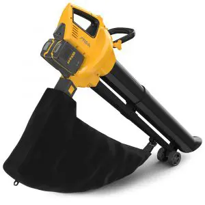 Stiga VS 100e akkukäyttöinen lehtipuhallin + 2 akkua ja laturi