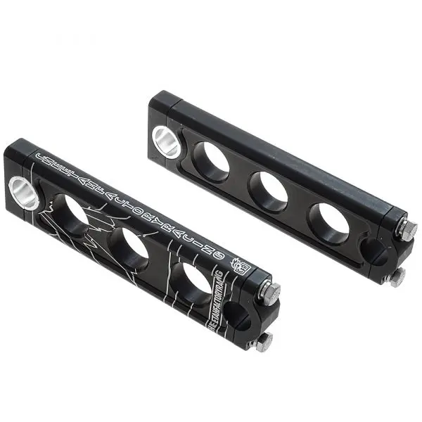 Ohjaustangon korotuspalat 7" musta - CFR Knucks Risers