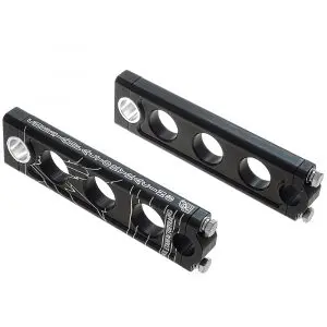 Ohjaustangon korotuspalat 7" musta - CFR Knucks Risers