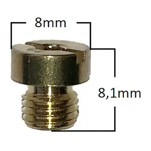Pääsuutin Dellorto M6 pyöreä koot 82-120